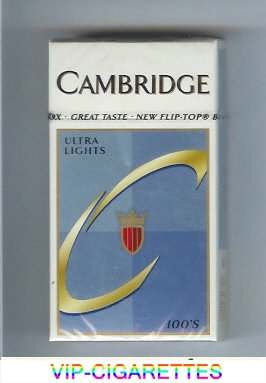Cambridge Ultra Lights 100s cigarettes