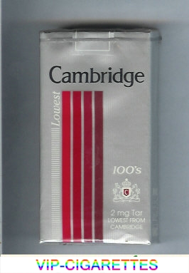 Cambridge Lowest 100s cigarettes