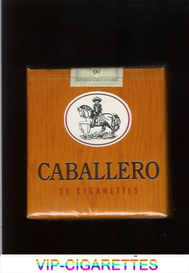 Caballero 25 cigarettes short with small cowboy