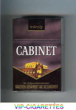 Cabinet Wurzig Dresden cigarettes collection version