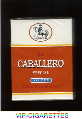 Caballero Special filter 30 cigarettes with small cowboy