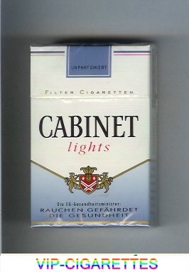 Cabinet Lights cigarettes