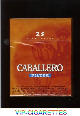 Caballero filter 25 cigarettes with big cowboy