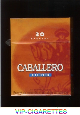 Caballero filter 30 cigarettes Special with big cowboy