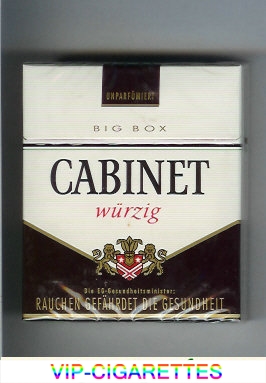 Cabinet Wurzig cigarettes big box