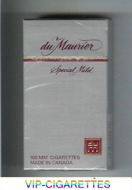 Du Maurier Special Mild 100s cigarettes hard box