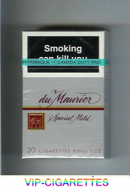 Du Maurier Special Mild cigarettes hard box