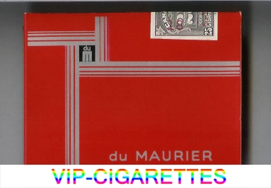 Du Mauier 25s cigarettes wide flat hard box