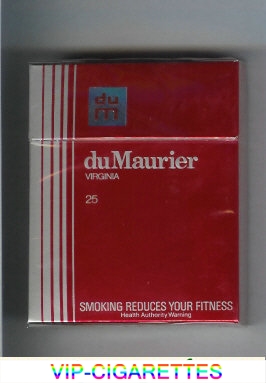 Du Maurier Virginia 25s cigarettes hard box