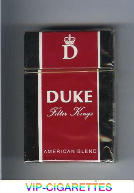 Duke Filter Kings American Blend cigarettes hard box