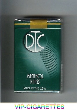 DTC Menthol Kings cigarettes soft box