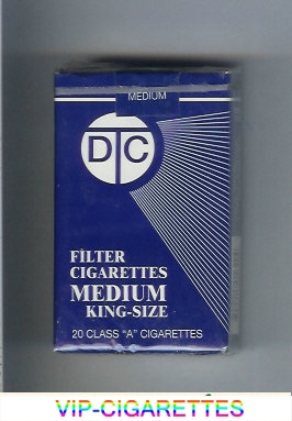 DTC Filter Cigarettes Medium cigarettes soft box