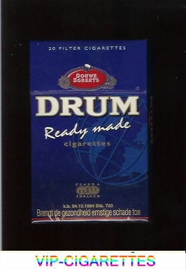 Drum Ready Made cigarettes hard box