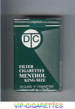 DTC Filter Cigarettes Menthol cigarettes soft box