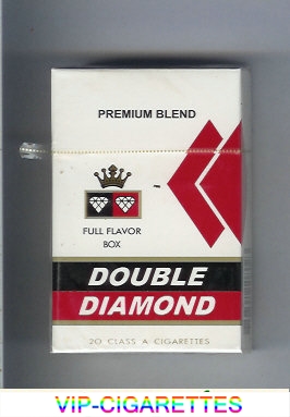 Double Diamond Premium Blend Full Flavor cigarettes hard box