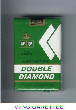 Double Diamond American Blend X-tra Menthol cigarettes soft box