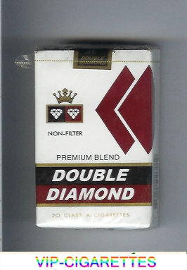 Double Diamond Premium Blend Non-Filter cigarettes soft box