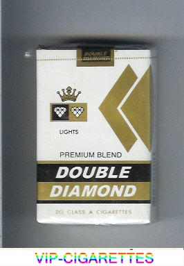 Double Diamond Premium Blend Lights cigarettes soft box