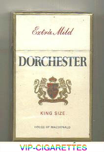 Dorchester Extra Mild cigarettes hard box