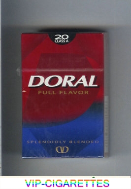 Doral Splendidly Blended Full Flavor cigarettes hard box