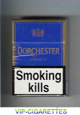 Dorchester Smooth blue cigarettes hard box
