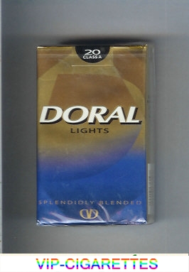 Doral Splendidly Blended Lights cigarettes soft box