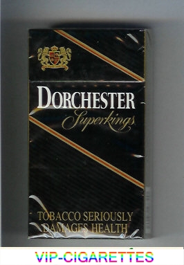 Dorchester black 100s cigarettes hard box