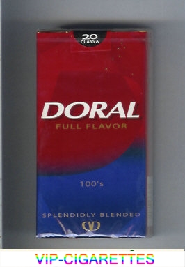 Doral Splendidly Blended Full Flavor 100s cigarettes soft box