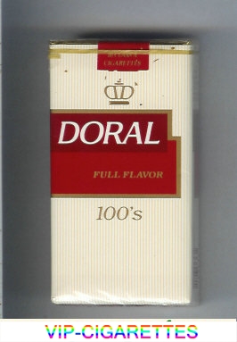 Doral Full Flavor 100s cigarettes soft box