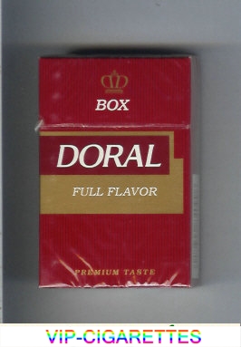 Doral Premium Taste Full Flavor cigarettes hard box