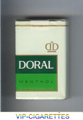 Doral Filter Menthol cigarettes soft box