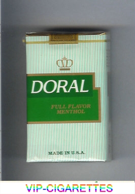 Doral Full Flavor Menthol cigarettes soft box