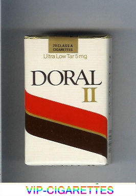 Doral II cigarettes soft box