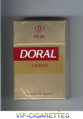 Doral Premium Taste Lights cigarettes hard box