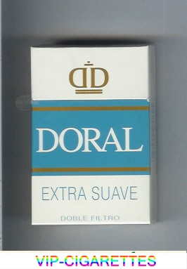 Doral Extra Suave cigarettes hard box