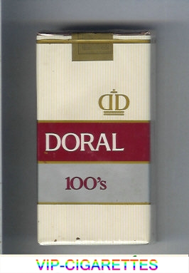 Doral 100s cigarettes soft box