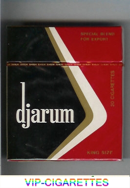 Djarum 90s cigarettes wide flat hard box