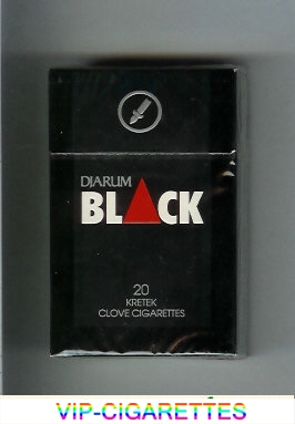 Djarum Black 20 cigarettes hard box