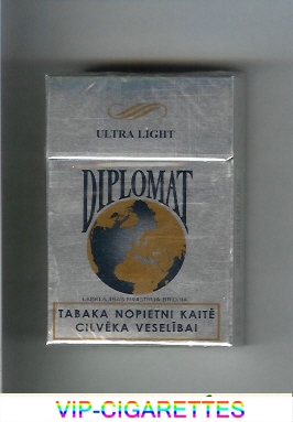 Diplomat Ultra Light cigarettes hard box