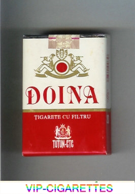 Doina white and red cigarettes soft box