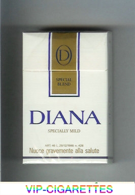 Diana Special Blend Specially Mild cigarettes hard box