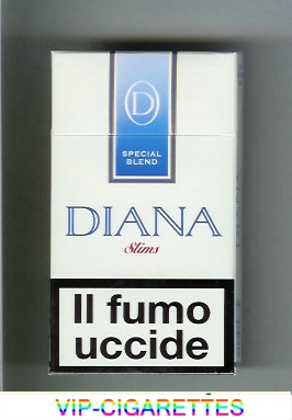 Diana Special Blend Slims 100s cigarettes hard box