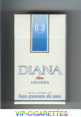 Diana Special Blend Slim Leggera 100s cigarettes hard box