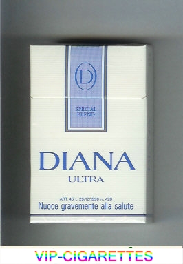 Diana Special Blend Ultra cigarettes hard box