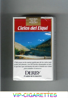 Derby Cielos del Elqui King Size cigarettes soft box