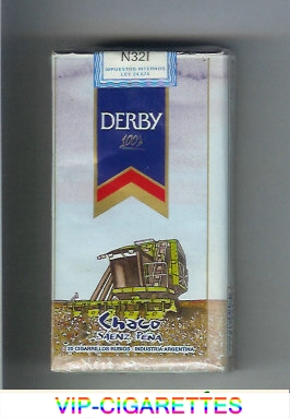 Derby Chaco 100s cigarettes soft box