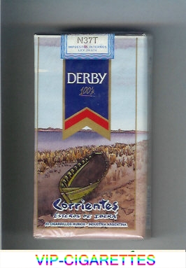 Derby Corrientes 100s cigarettes soft box