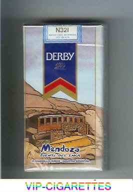 Derby Mendoza 100s cigarettes soft box