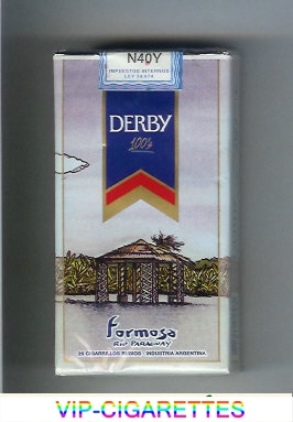 Derby Formosa 100s cigarettes soft box