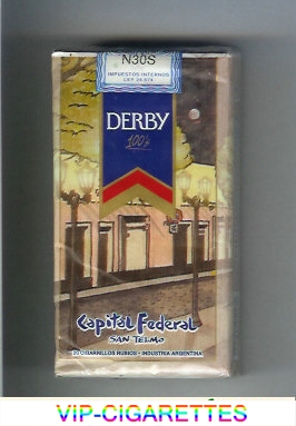 Derby Capital Federal 100s cigarettes soft box